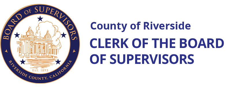 Riverside County Clerk of the Board Logo